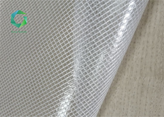 1000d Terpal PVC Jelas Kedap Air, Jendela Tenda Kain PVC Transparan 450gsm