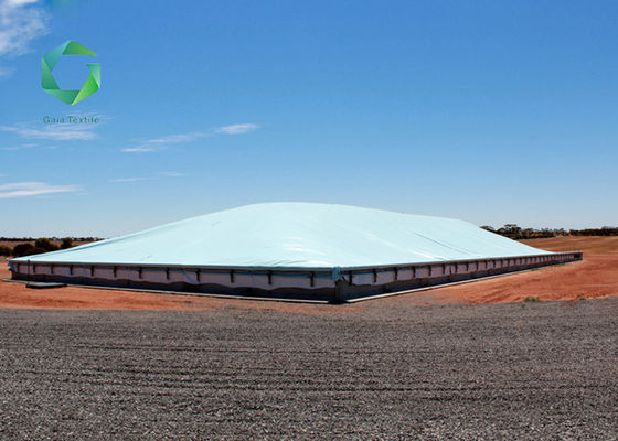 500d Waterproof Laminated Fabric, Transportasi Vinyl PVC 550gsm Grain Pile Tarps