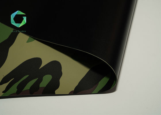 Kain Tenda Kamuflase Woven Vinyl 650gsm, Kain Tenda Anti Uv Camo Kelas Militer