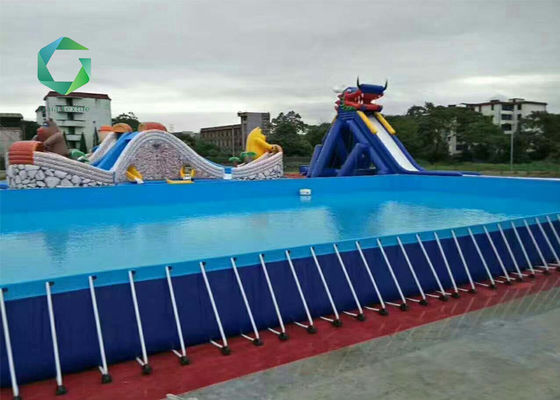 1300d Water Park PVC Membrane Pool Line, Kolam Renang Terpal 1100gsm