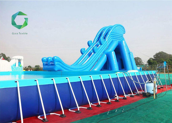 1000d Kain Tenun PVC Pool Liners Kolam Renang Indoor Vinyl Tahan Air 650gsm