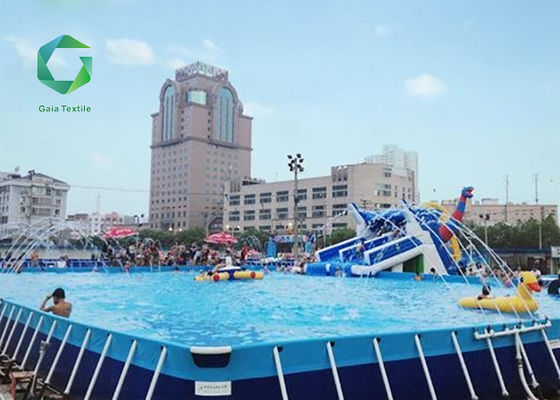 1300d Water Park PVC Membrane Pool Line, Kolam Renang Terpal 1100gsm