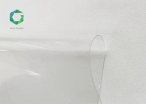 Kain Transparan PVC 0.45mm 550gsm Super Clear M2 Flame Retardant Window Vinyl