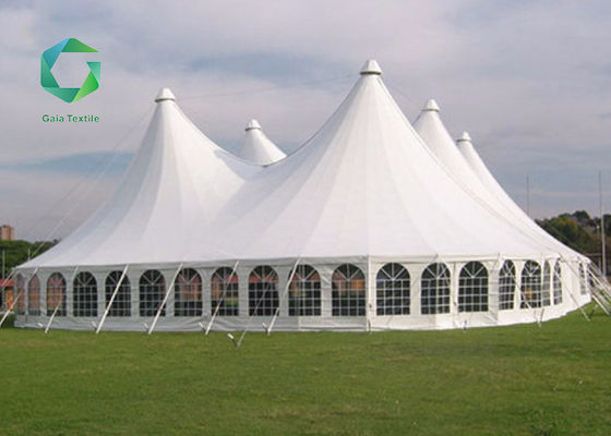 Benang Polyester 1000d 850gsm Kain Tenda PVC Waterproof Outdoor Rooftop